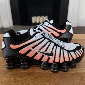 Nike Shox TL Blue Tint/Orange - Womens Size 8 - AR3566-401 - New